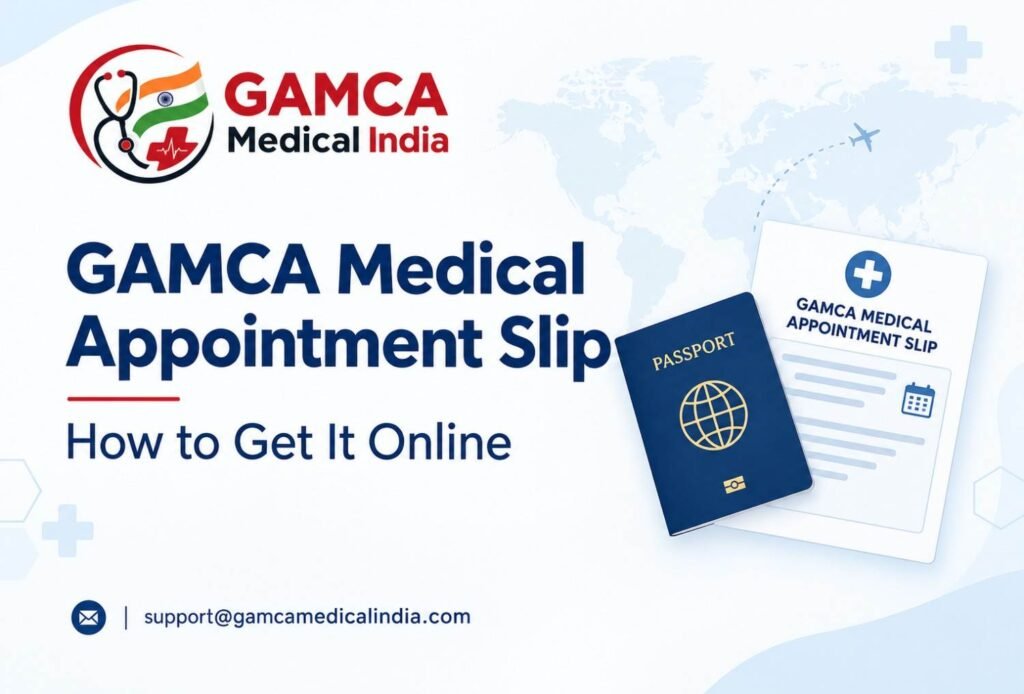 How to Get a GAMCA Medical Appointment Slip Online